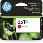 HP 951XL Magenta High-yield Ink Cartridge | Works with HP OfficeJet 8600, HP OfficeJet Pro 251dw, 276dw, 8100, 8610, 8620, 8630 Series | Eligible for Instant Ink | CN047AN